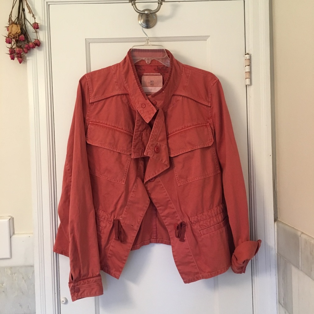Anthro open front drape jacket NWOT